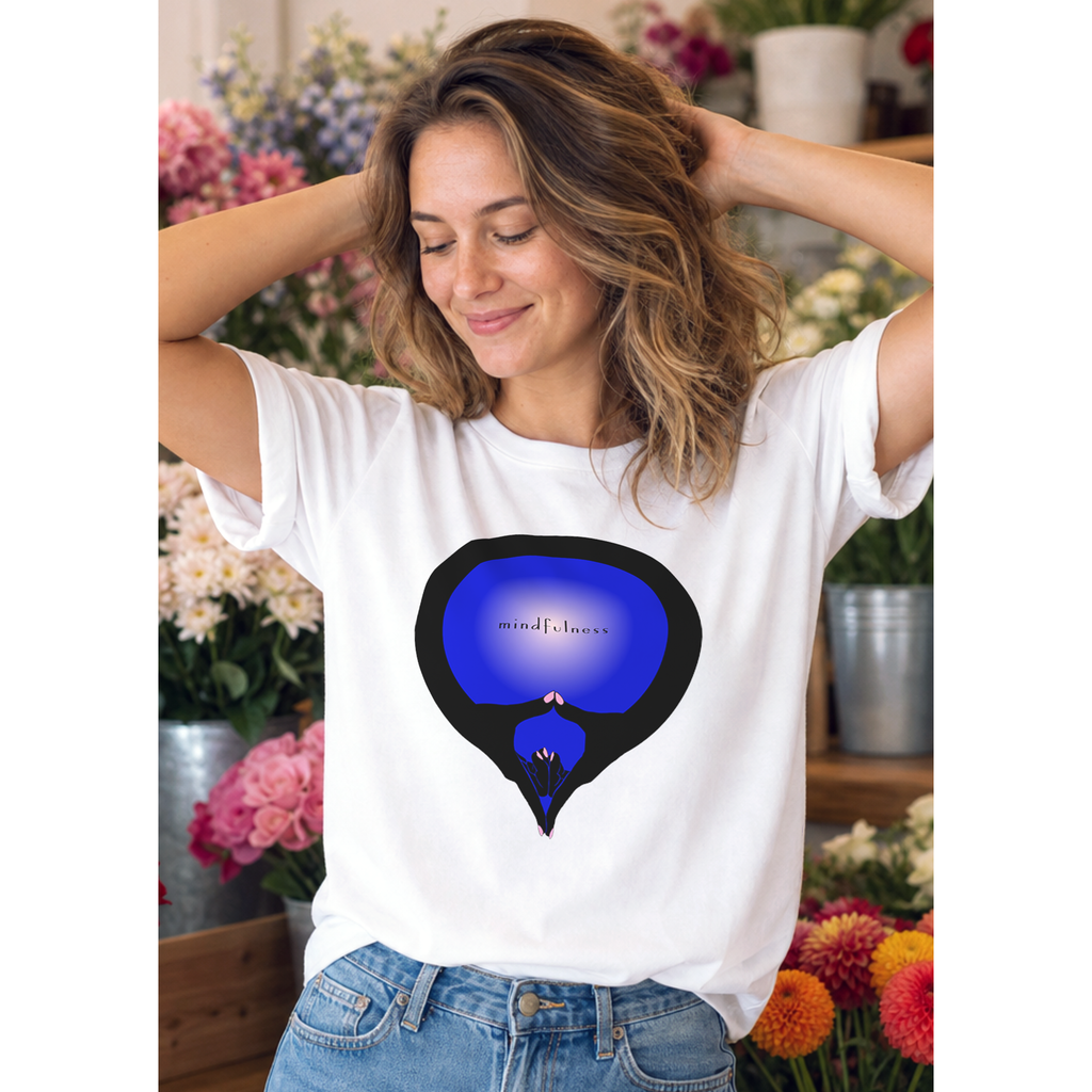 Mindfulness with Yoni Mudra on Blue-G (avail. in 5 colors)