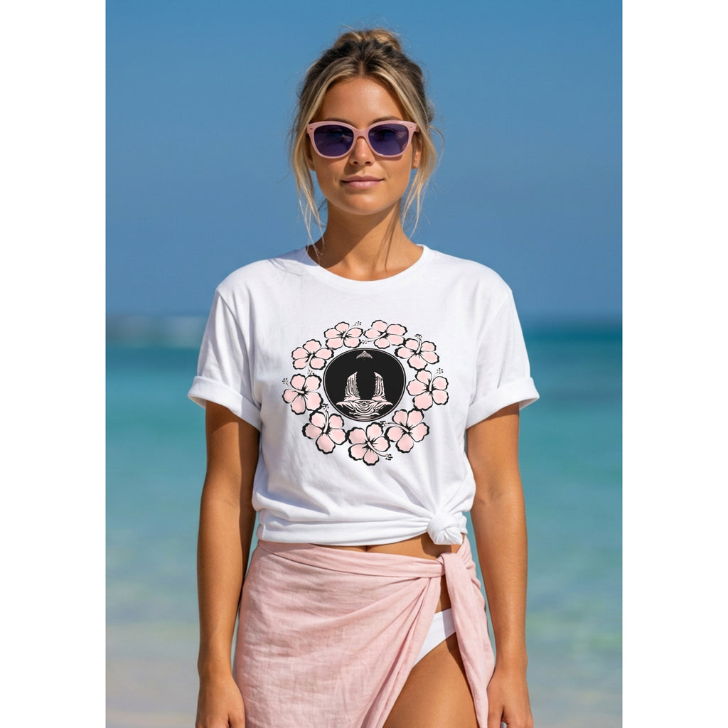 Buddha-Lei with Pink & Black (avail. in 4 colors)