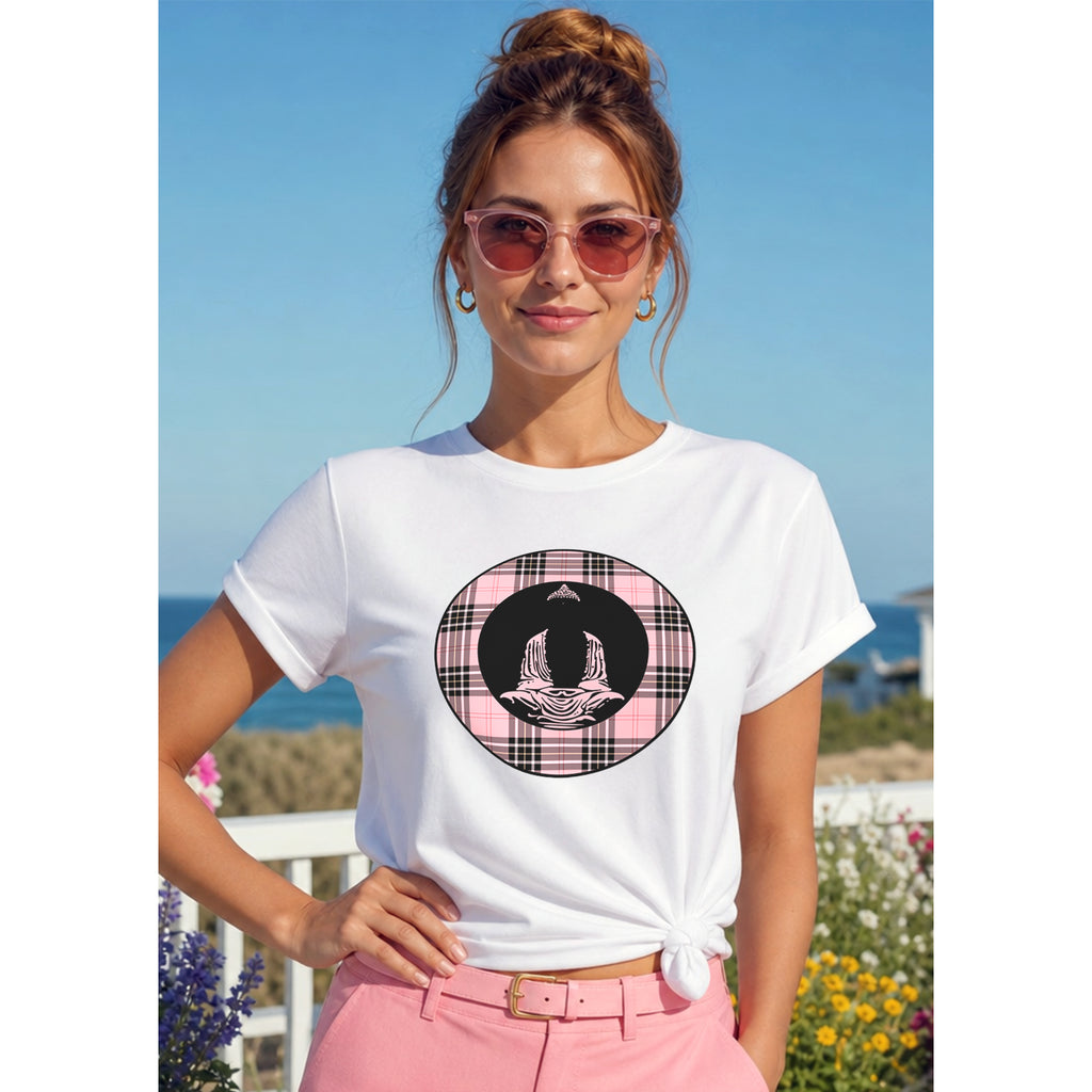 Buddha with Pink Plaid (avail. in 3 colors)