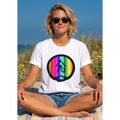 Mindfulness with Dhyana Mudra on Rainbow (avail. in 9 colors)