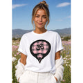 Om with Yoni Mudra-on Pink Plaid (avail. in 3 colors)