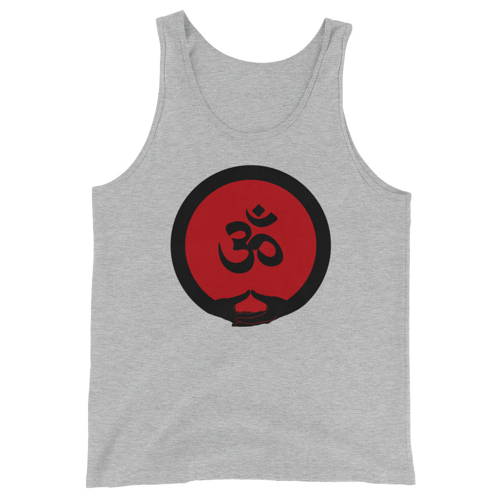 Mudra-OM on Red (avail. in 3 colors)