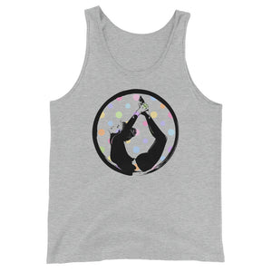 yoga grey cotton tank-top