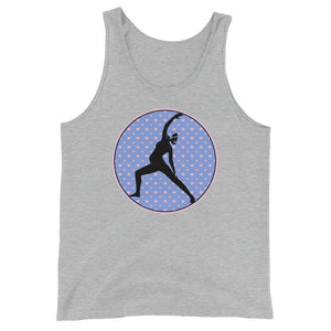 Prenatal Yoga-D-Blue with Pink Hearts (avail. in 2 colors)