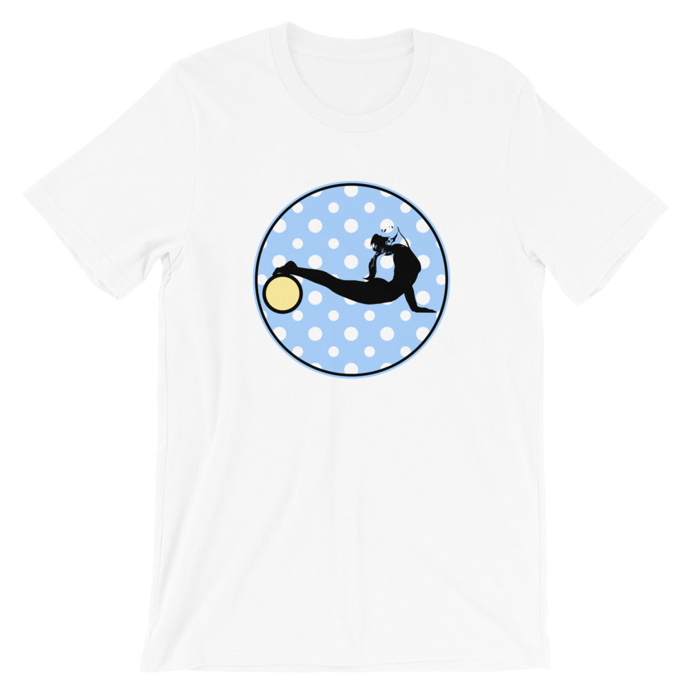Yoga Wheel-Blue with Polka Dots (avail. in 2 colors)