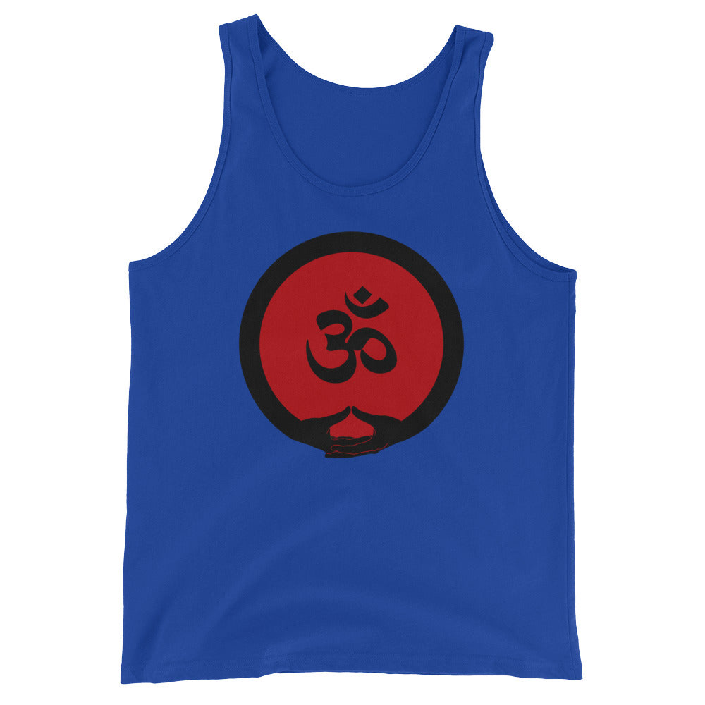 Mudra-OM on Red (avail. in 3 colors)