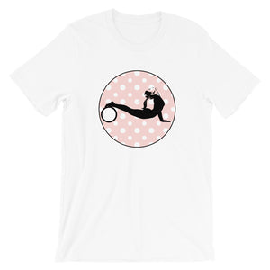 Yoga Wheel-Pink with Polka Dots (avail. in 2 colors)