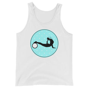 Yoga Wheel-Turquoise w-Tiny Dots