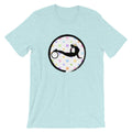 Yoga Wheel Enso-White w-Multi-color Polka Dots (avail. in 9 colors)