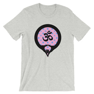 Yoni Mudra-Om Blue Polka Dots on Pink (avail. in 3 colors)