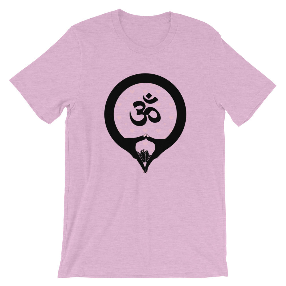 Yoni Mudra-Om with Pink Hearts (avail. in 4 colors)