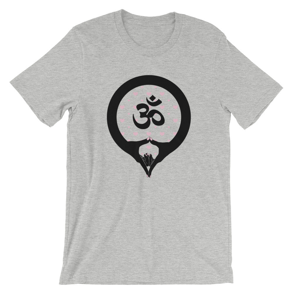 Yoni Mudra-Om with Pink Hearts (avail. in 4 colors)