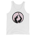 yoga white cotton tank-top