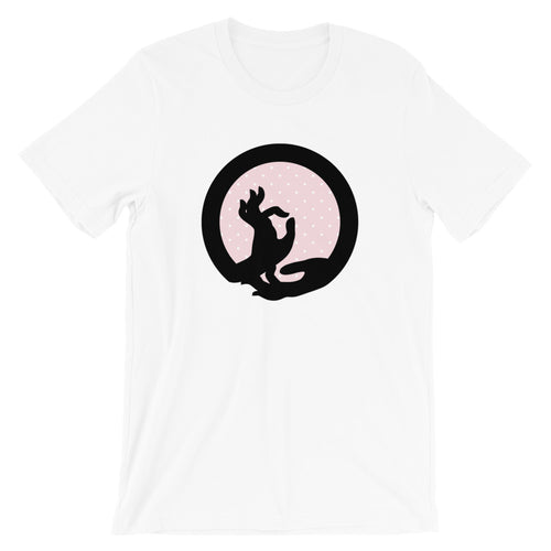 buddha mudra meditation white cotton t-shirt
