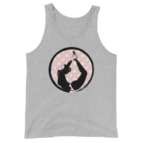 yoga grey cotton tank-top