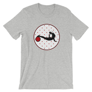 Yoga Wheel-White with Tiny Red Dots (avail. in 2 colors)