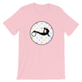 Yoga Wheel-White w-Multi-color Polka Dots (avail. in 9 colors)