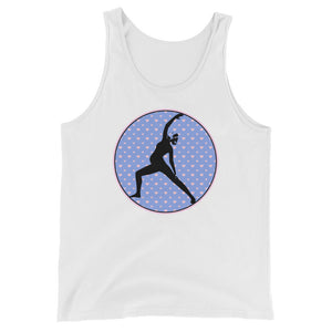 Prenatal Yoga-D-Blue with Pink Hearts (avail. in 2 colors)