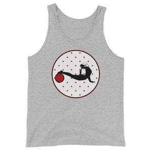 Yoga Wheel-White with Red Tiny Dots (avail. in 3 colors)