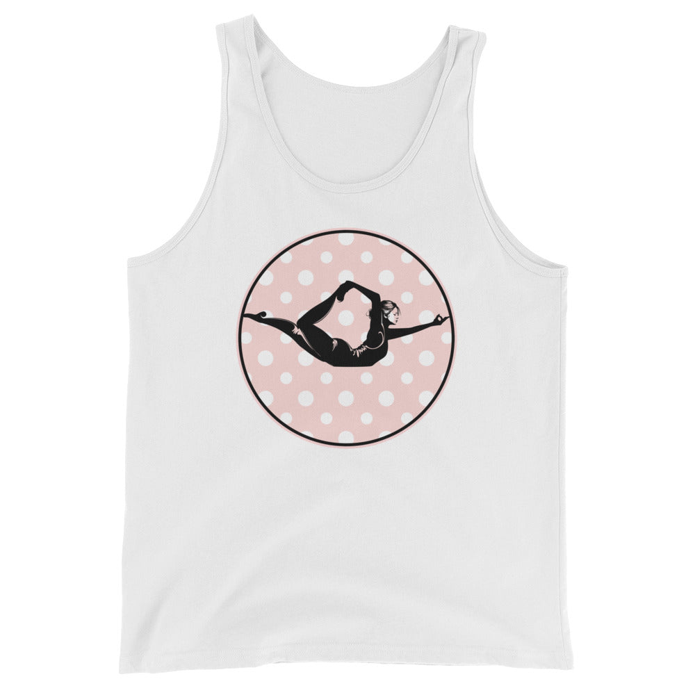 Half Bow Pose-Pink with Polka Dots (avail. in 2 colors)