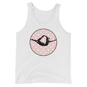 Half Bow Pose-Pink with Polka Dots (avail. in 2 colors)