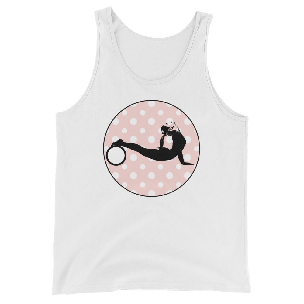 Yoga Wheel-Pink with Polka Dots