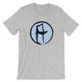 Half Moon Bow Pose-Blue with White Polka Dots (avail. in 3 colors)