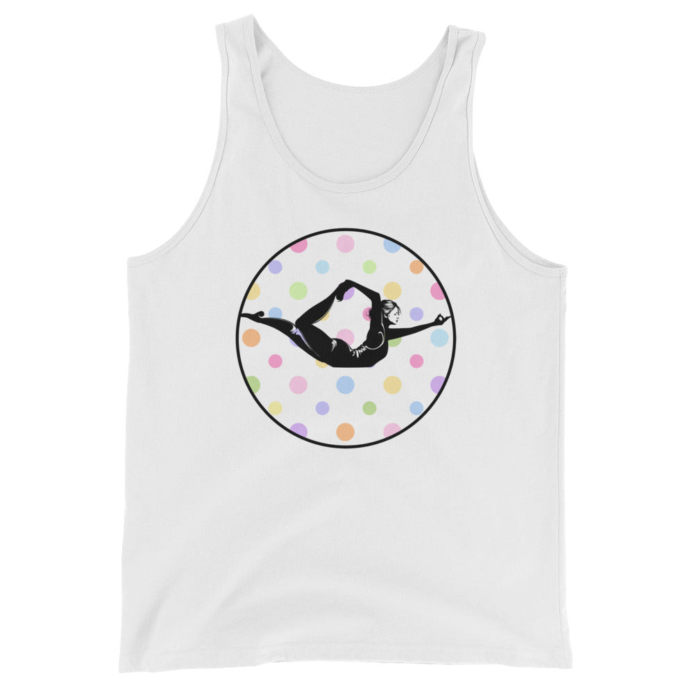 Half Bow Pose-with Multi-color Polka Dots (avail. in 2 colors)