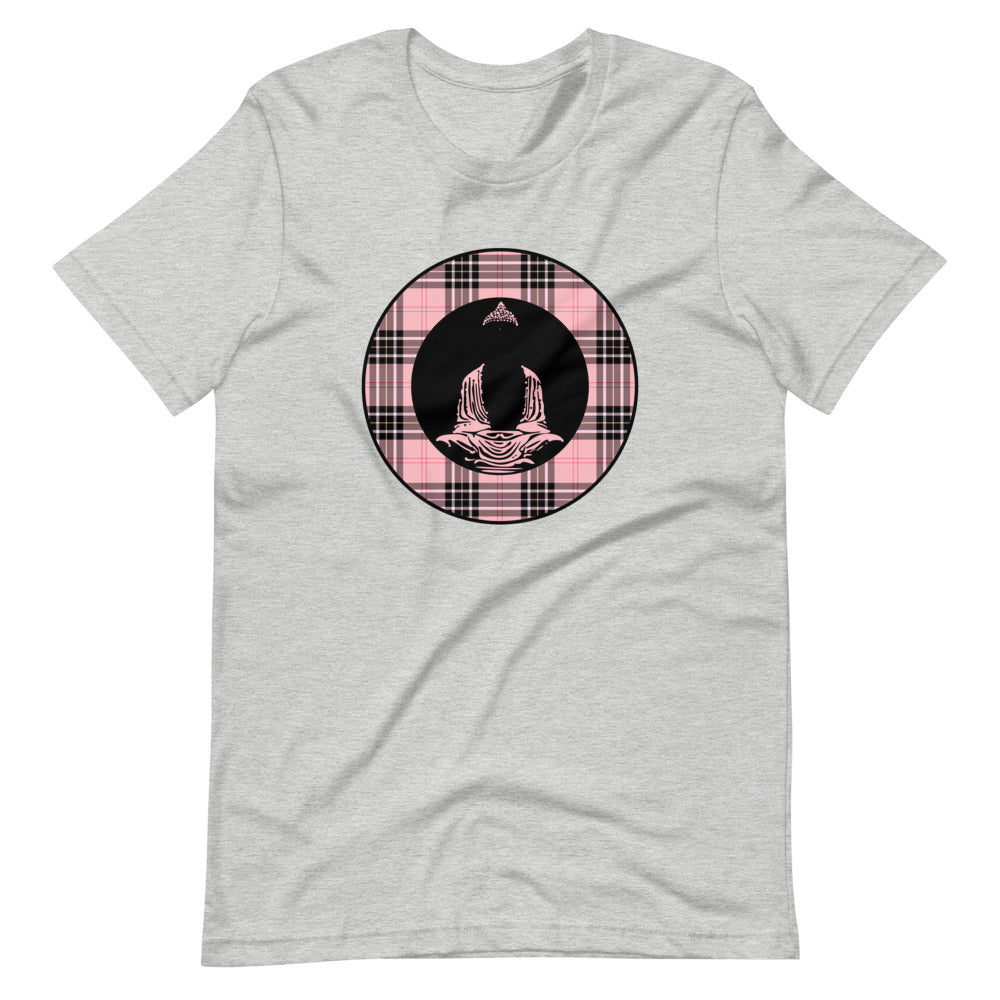 Buddha-Pink Plaid2 (avail. in 3 colors)