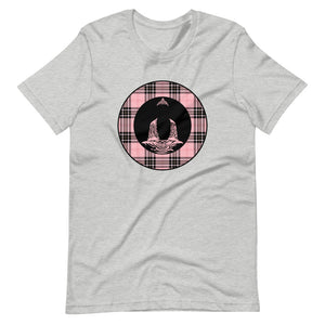 Buddha-Pink Plaid2 (avail. in 3 colors)