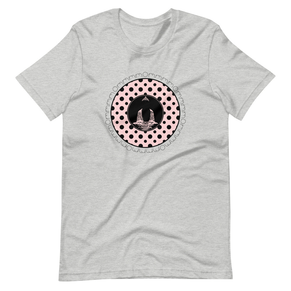 Om Buddha-Pink with Black Polka Dots (avail. in 4 colors)