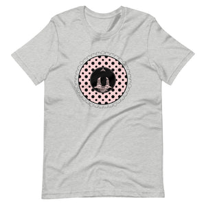 Om Buddha-Pink with Black Polka Dots (avail. in 4 colors)