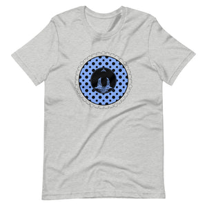 Om Buddha-Blue with Black Polka Dots (avail. in 5 colors)