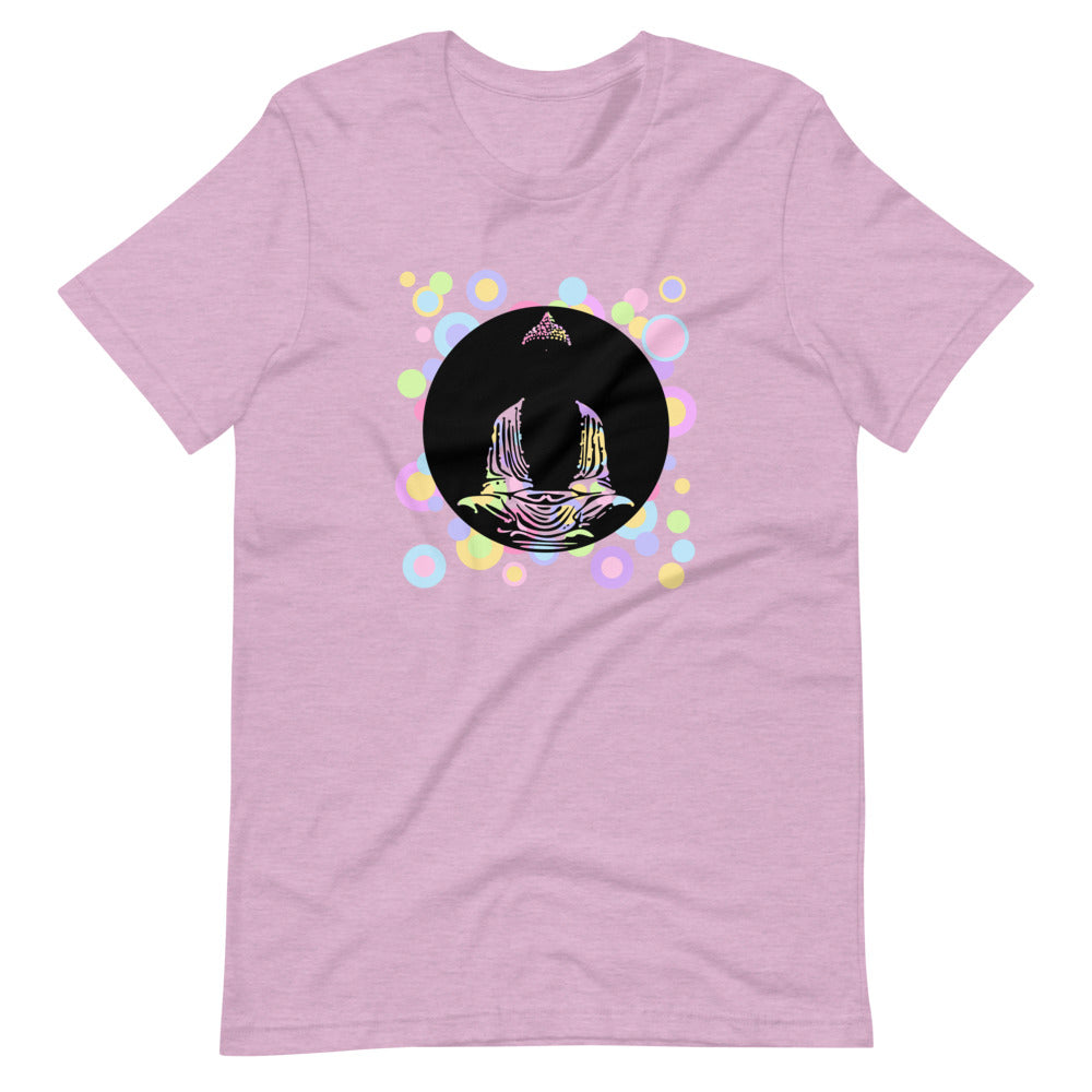 Buddha-with Multi-color Circles (avail. in 3 colors)