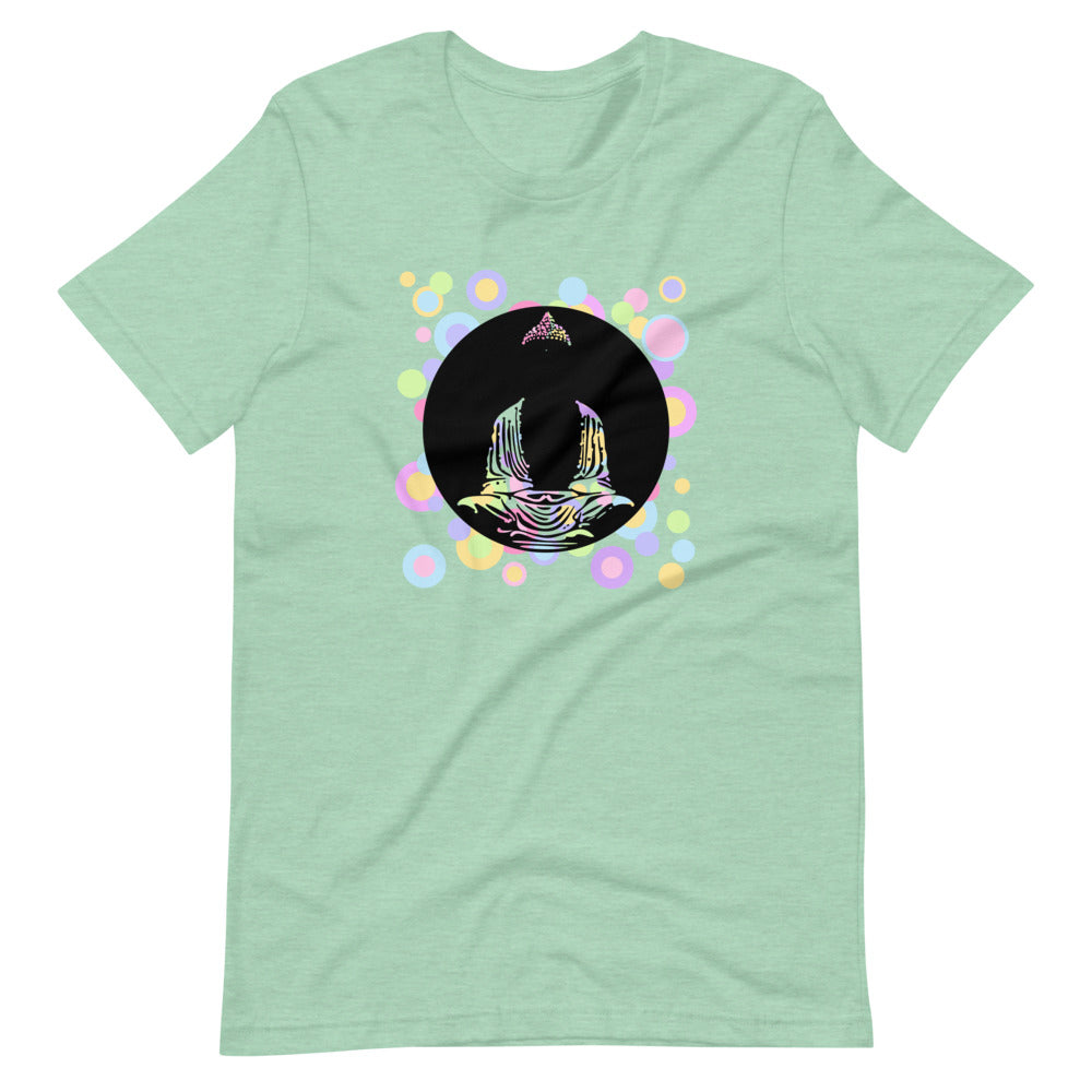 Buddha-with Multi-color Circles (avail. in 3 colors)