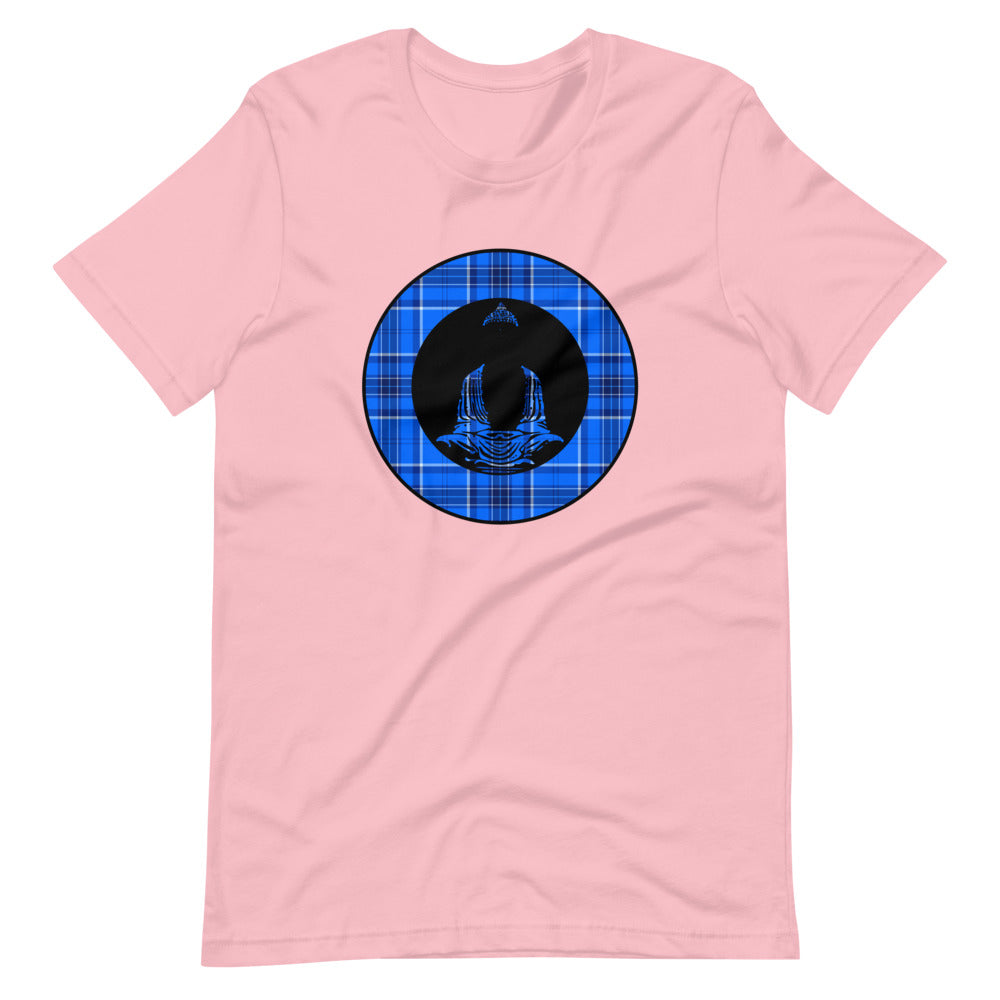 Buddha-Blue Plaid4 (avail. in 5 colors)