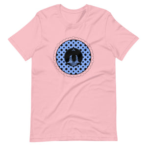 Om Buddha-Blue with Black Polka Dots (avail. in 5 colors)