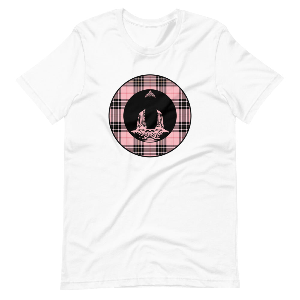 Buddha-Pink Plaid2 (avail. in 3 colors)