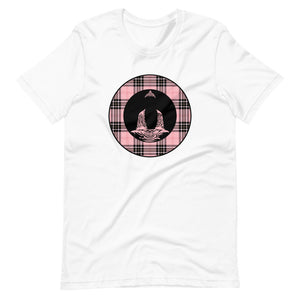 Buddha-Pink Plaid2 (avail. in 3 colors)