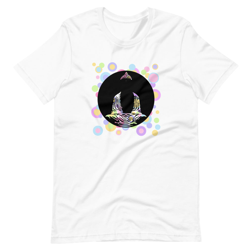 Buddha-with Multi-color Circles (avail. in 3 colors)