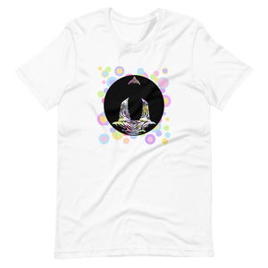 Buddha-with Multi-color Circles (avail. in 3 colors)