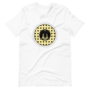 Om Buddha-Yellow with Black Polka Dots (avail. in 2 colors)