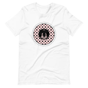 Om Buddha-Pink with Black Polka Dots (avail. in 4 colors)