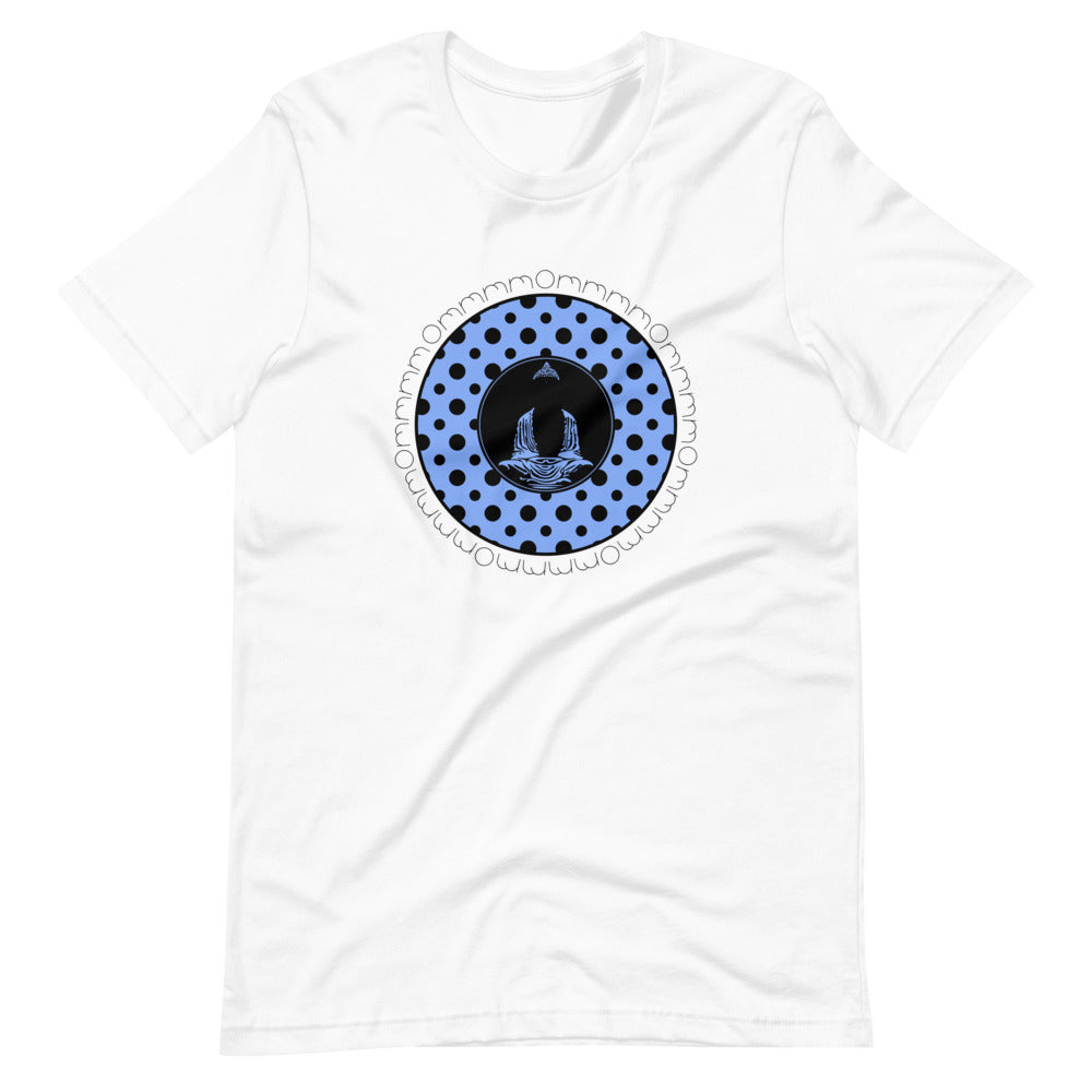 Om Buddha-Blue with Black Polka Dots (avail. in 5 colors)