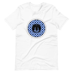 Om Buddha-Blue with Black Polka Dots (avail. in 5 colors)