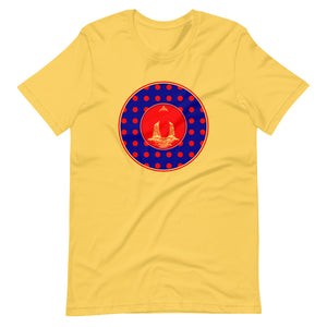 Buddha-Blue with Red Polka Dots (avail. in 2 colors)