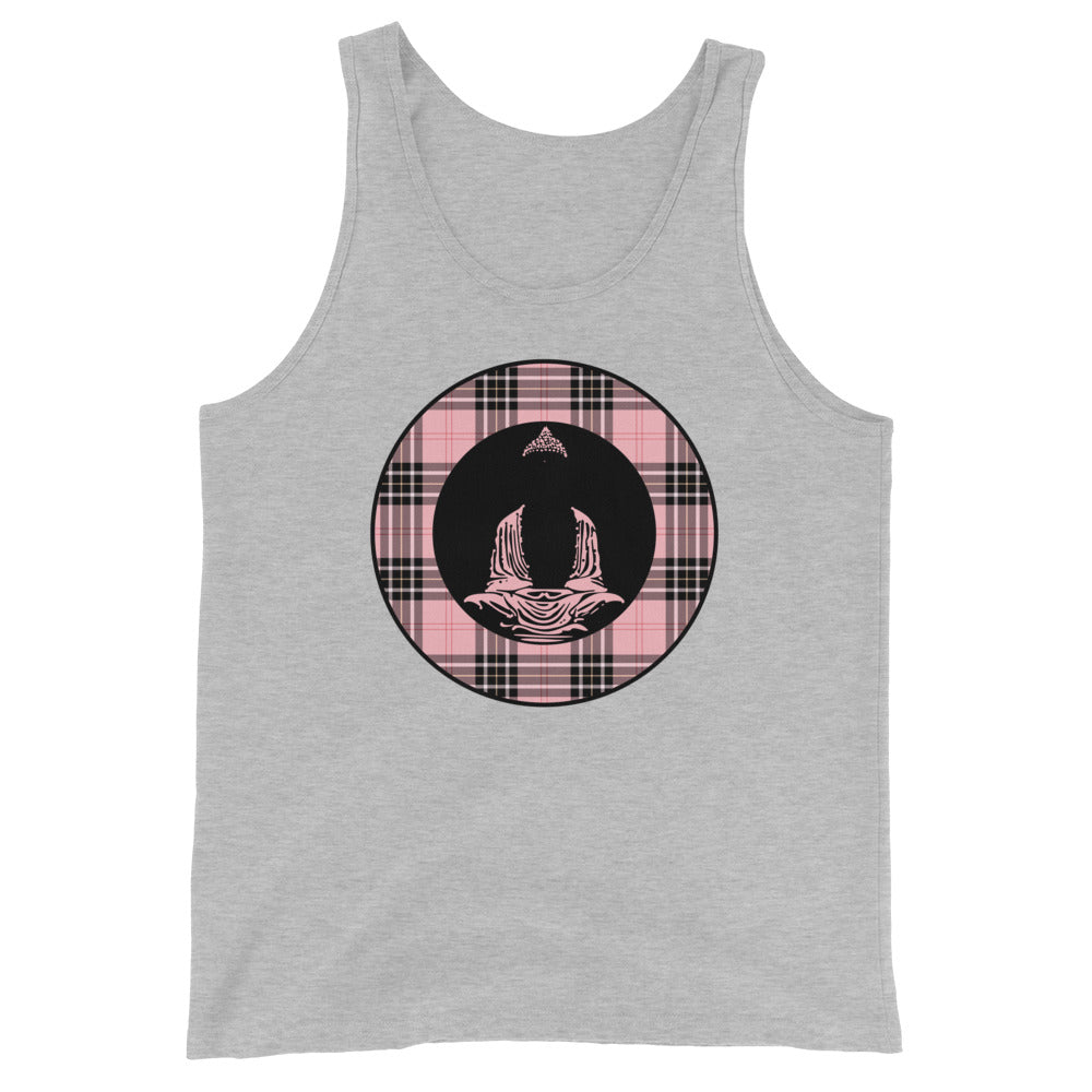 Buddha-Pink Plaid2 (avail. in 2 colors)