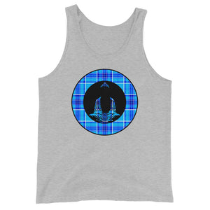 Buddha-Blue & Cyan Plaid (avail. in 3 colors)