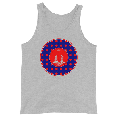 Buddha-Blue with Red Polka Dots (avail. in 3 colors)