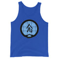 Mindfulness with Dhyana Mudra - on Light Blue Plaid2 (avail. in 3 colors)